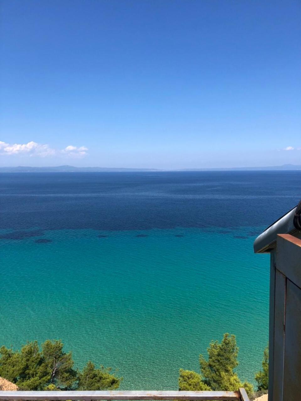 Blue Thea Luxury Villa In Afitos Eksteriør bilde
